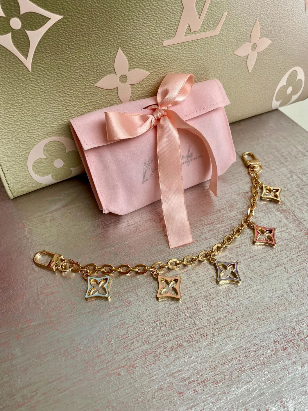 Luxury Pastel Handbag Extension Chain
